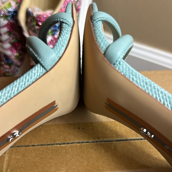 NWTIB • Sam Edelman • Womens Kia Block Heel Sandal • Tide Blue • Size 9 😍 - Picture 8 of 17